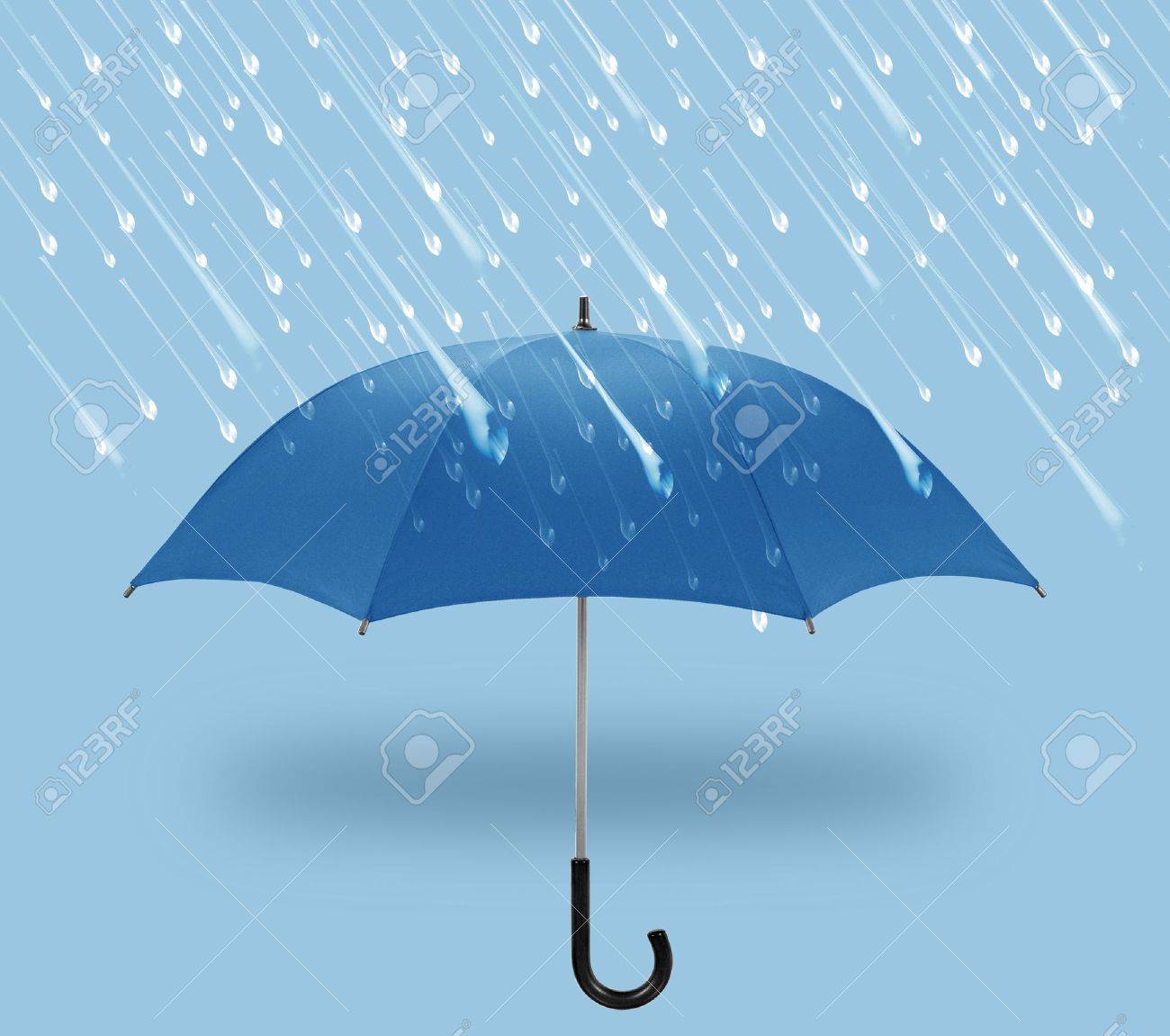 14613370 paraguas simbolo de invierno con lluvia
