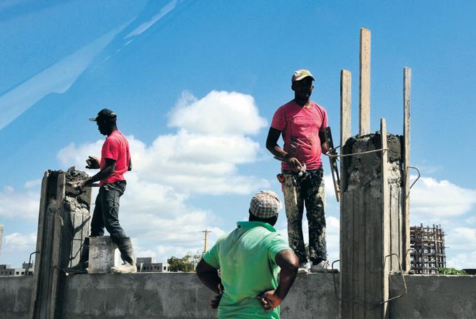 haitianos trabajando