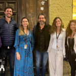 Marianna Vargas junto a cineastas dominicanos