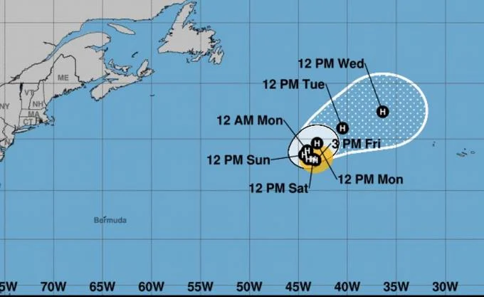 danielle es ya el primer huracan de 2022 en el atlantico