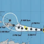 tormenta tropical fiona podria sentirse en republica dominicana desde el domingo