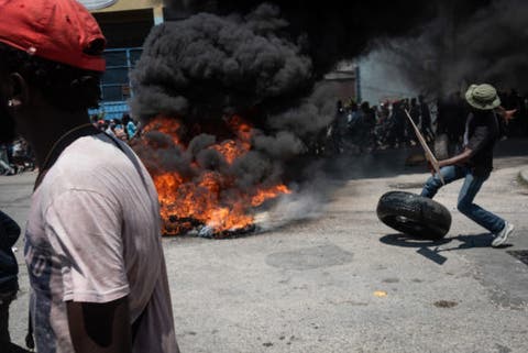 haitianos en protestas