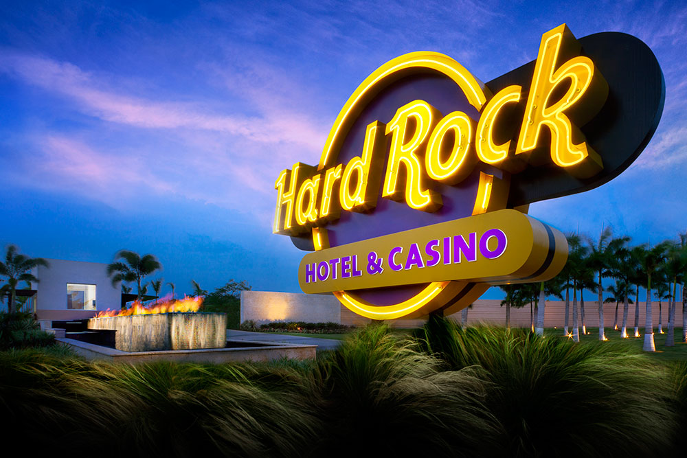 hard rock hotel casino punta cana sinage