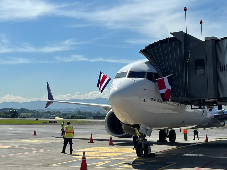 Aeropuerto Juan Santa Maria en Costa Rica