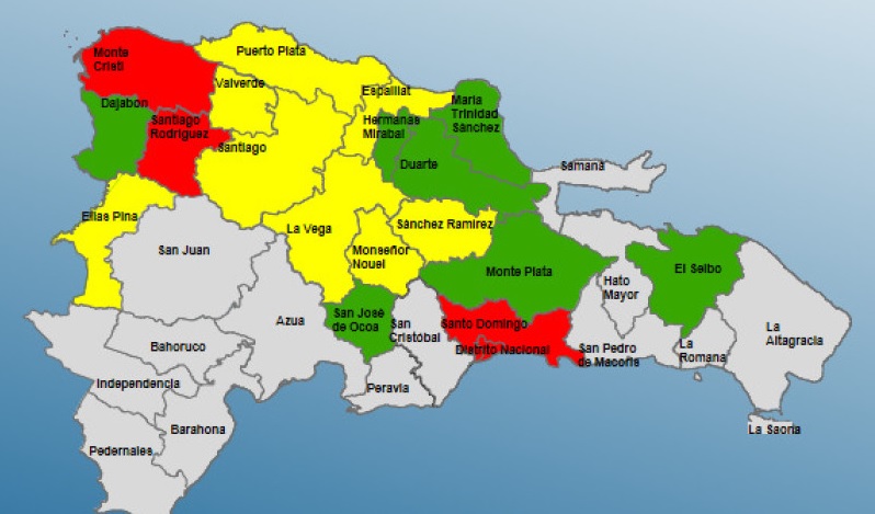 21 provincias en alerta 1