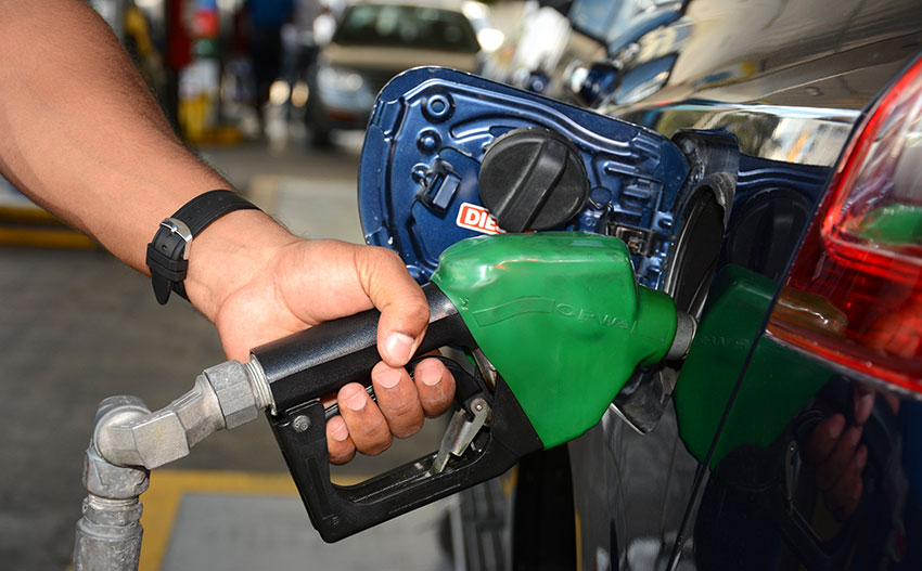 combustibles aumento